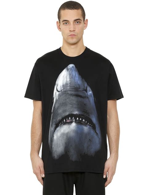 givenchy shark tee shirt|Givenchy Oversized Shark Print t.